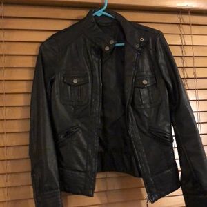 XS Max Studio Vegan Leather Moto Jacket
